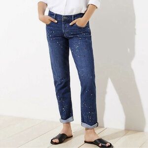 Paint Splatter Boyfriend Jeans